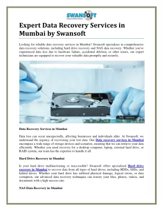 expert data recovery services in mumbai