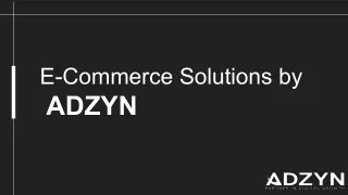 Revolutionize Your Online Business with ADZYN