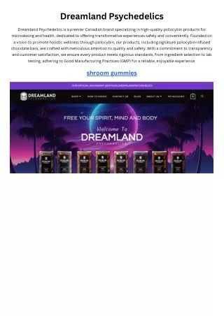 dreamland psychedelics