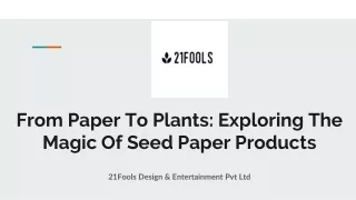 from paper to plants exploring the magic of seed paper products