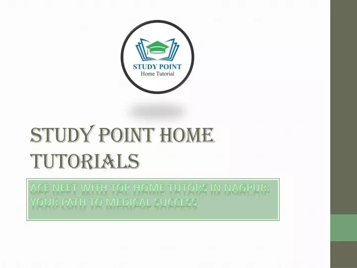 study point home tutorials