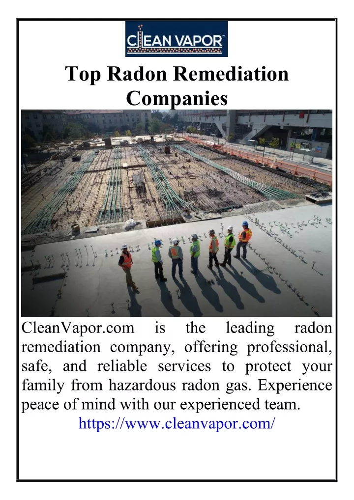 top radon remediation companies