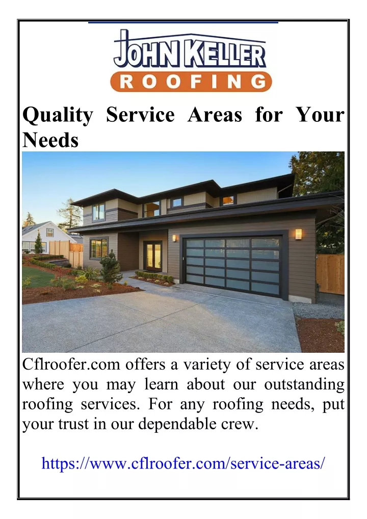 quality service areas for your needs