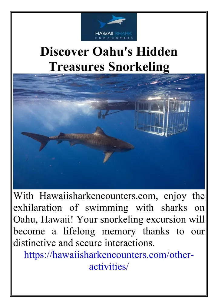 discover oahu s hidden treasures snorkeling