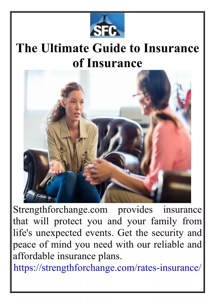 the ultimate guide to insurance of insurance