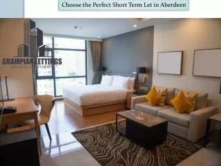 How to Choose the Perfect Short Term Let in Aberdeen