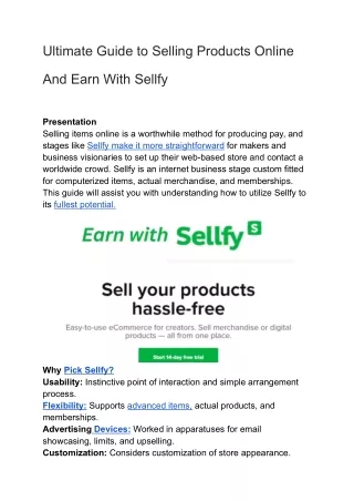 ultimate guide to selling products online