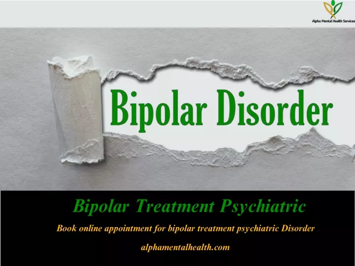 bipolar treatment psychiatric