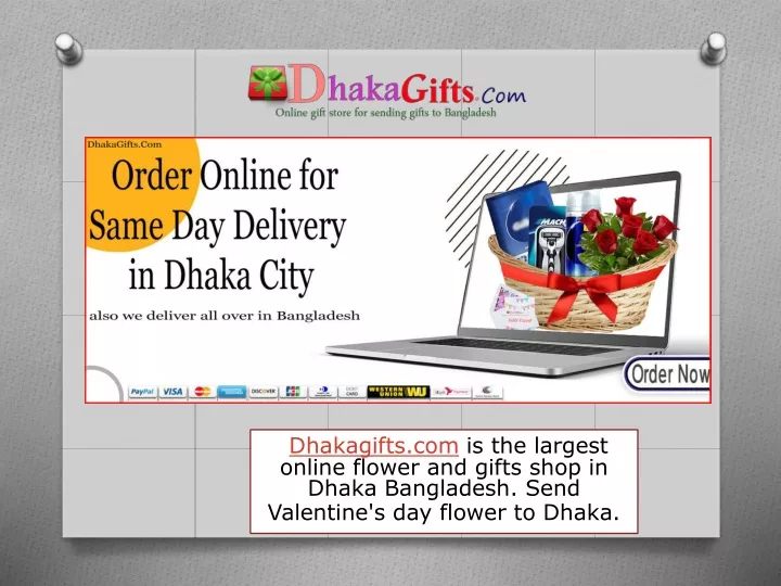 dhakagifts com is the largest online flower