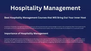 Hospitality Managment  (2)