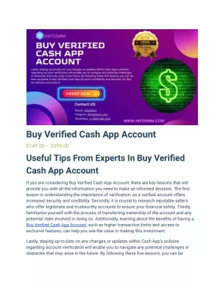 Buy Verified Cash App Account – Fast & Reliable Service