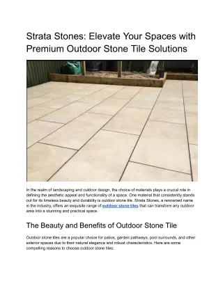 Strata Stones_ Elevate Your Spaces with Premium Outdoor Stone Tile Solutions