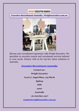 Executive Recruitment Australia | Wrightexecutive.com.au