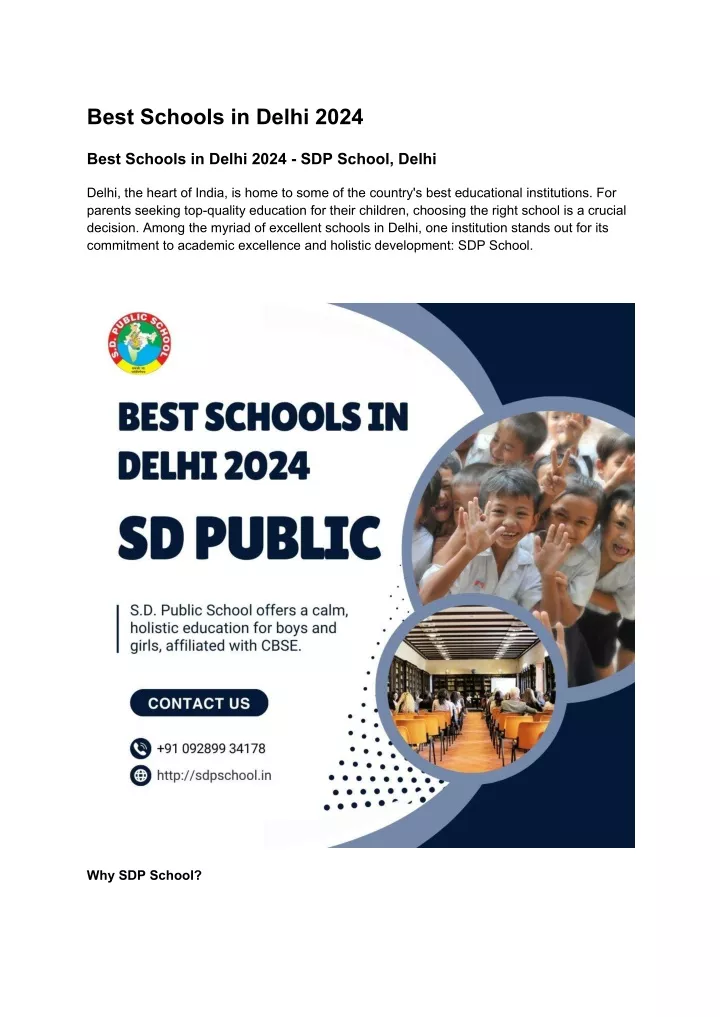 best schools in delhi 2024