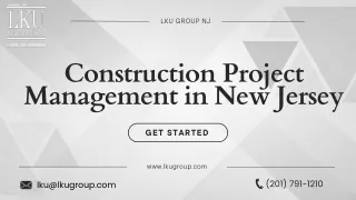 Construction Project Management in New Jersey