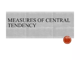 measures of central tendency