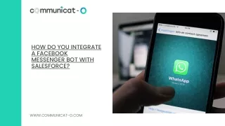 How do you integrate a Facebook Messenger bot with Salesforce (1)