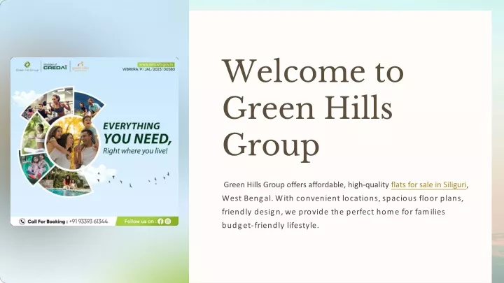 welcome to green hills group