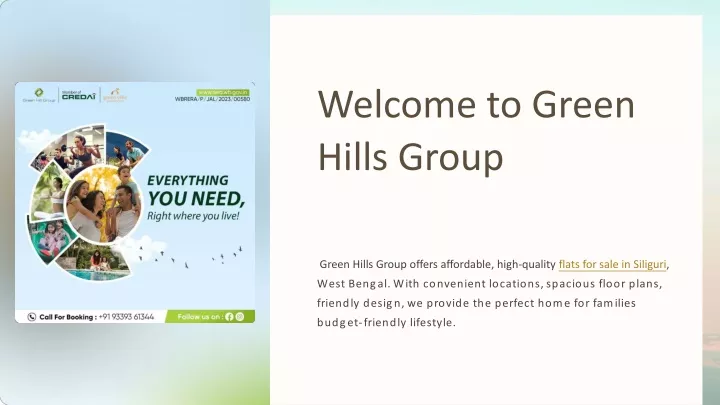 welcome to green hills group