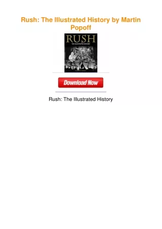 Rush: The Illustrated History by Martin Popoff