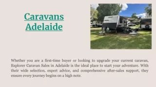 Caravans Adelaide