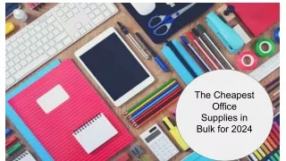 The Cheapest Office Supplies in Bulk for 2024
