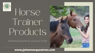 Horse Trainer Products