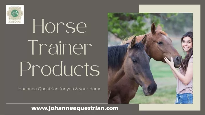 horse trainer products