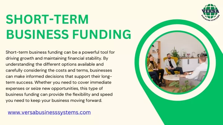 short term business funding