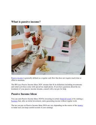 passive-income-ideas-2024