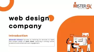 Web design company Mistersk Infotech