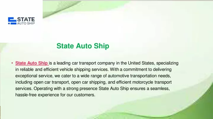 state auto ship