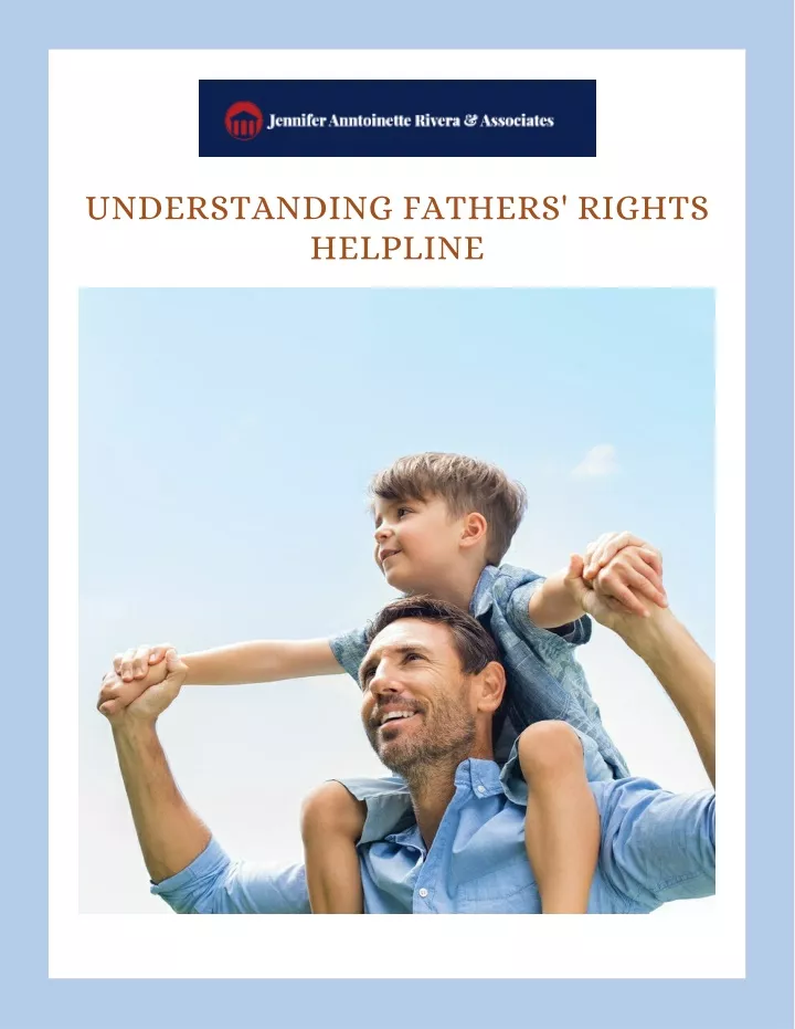 understanding fathers rights helpline