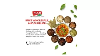 Spice Wholesale and Supplier