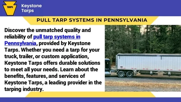 Reliable Pull Tarp Systems in Pennsylvani High Quality Pull Tarp Systems
