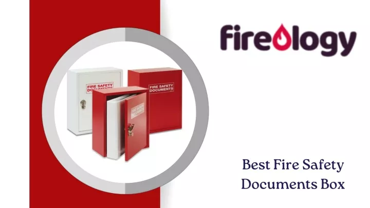 best fire safety documents box