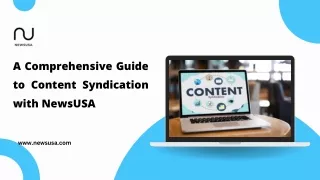 A Comprehensive Guide to Content Syndication with NewsUSA Boost Your Reach and Impact