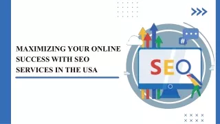 Maximize Online Success with Professional SEO Services in the USA | Boost Your W