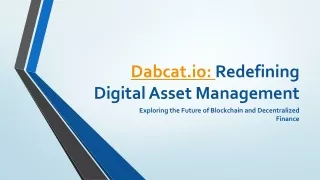 dabcat io redefining digital asset management