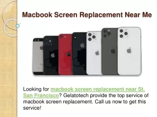 Macbook Screen Replacement Near Me