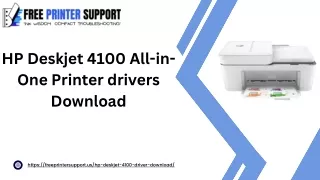 HP Deskjet 4100 All-in-One Printer drivers Download