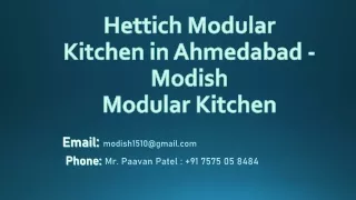 Hettich Modular - Modish Modular Kitchen