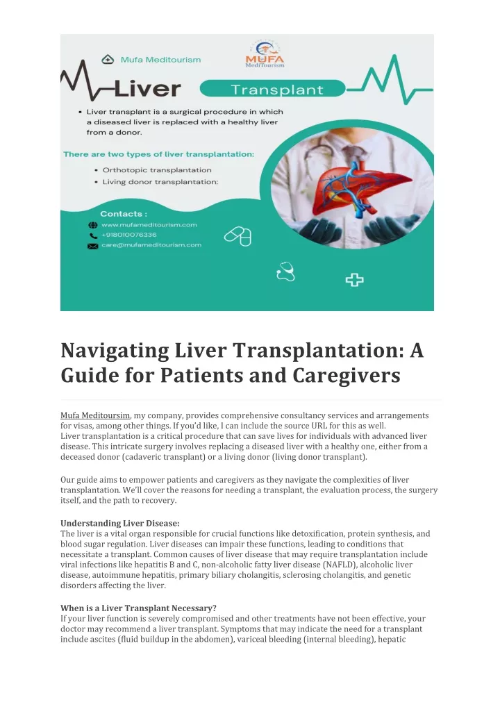 navigating liver transplantation a guide