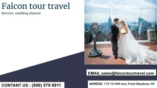 falcon tour travel service wedding planner