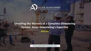 Reliable Well Point Dewatering Contractors | Asian Dewatering