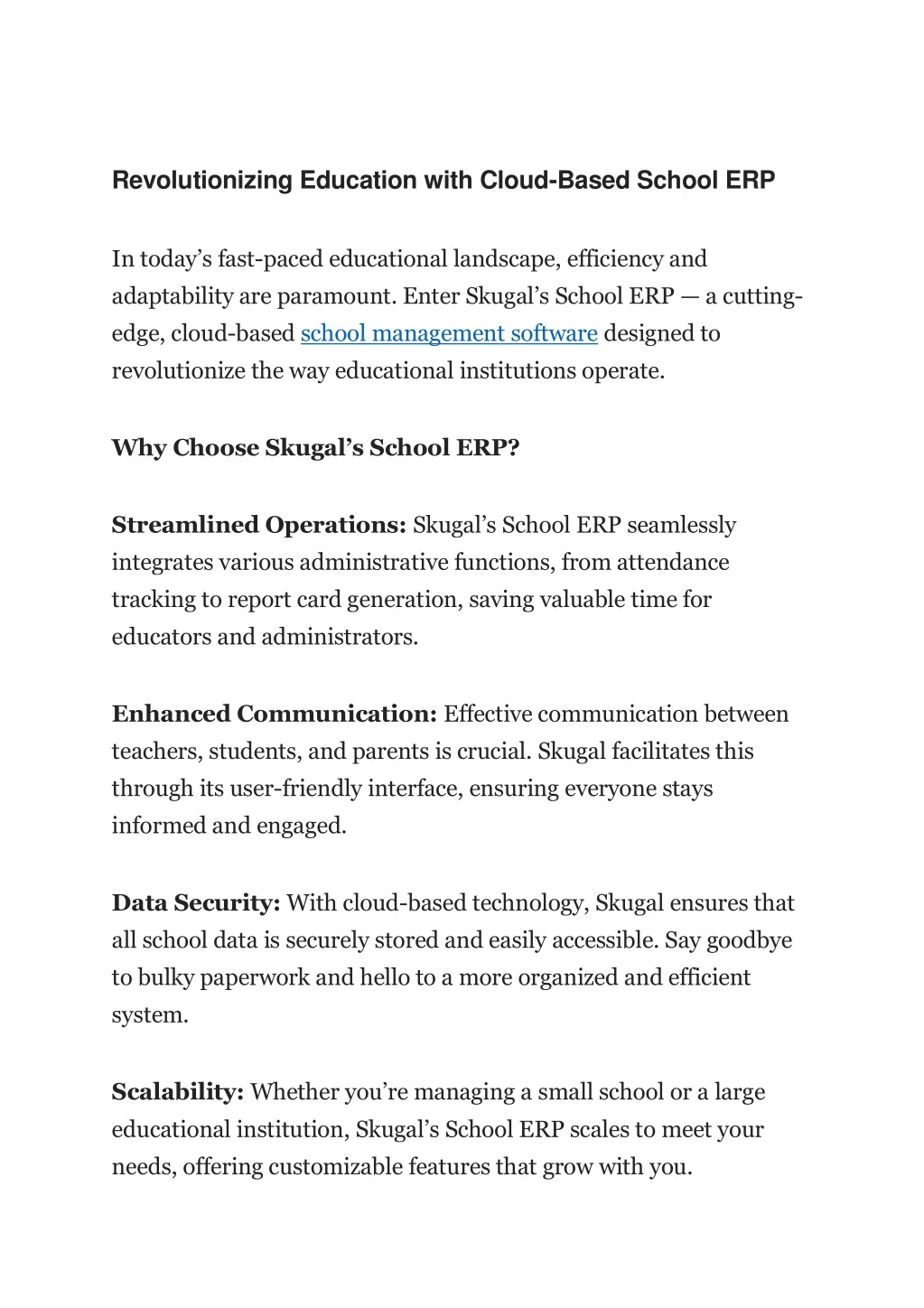 PPT - Revolutionizing Education with Cloud-Based School ERP PowerPoint ...