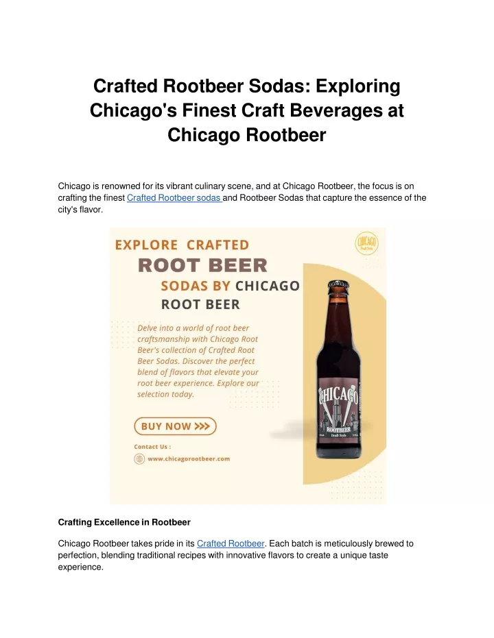 crafted rootbeer sodas exploring chicago s finest craft beverages at chicago rootbeer