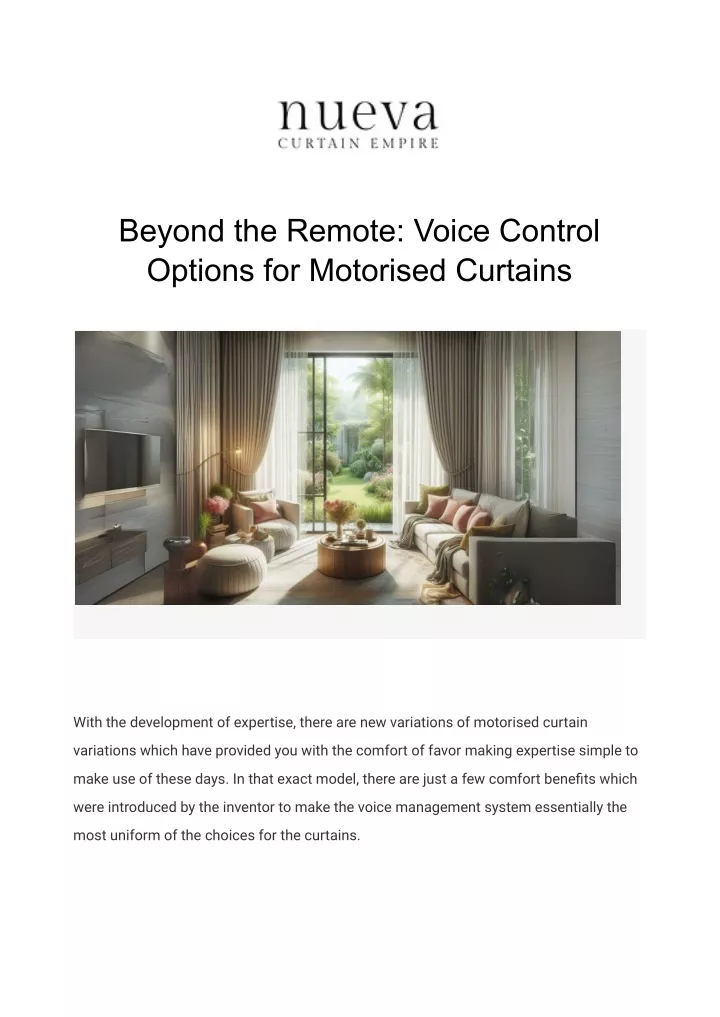 beyond the remote voice control options