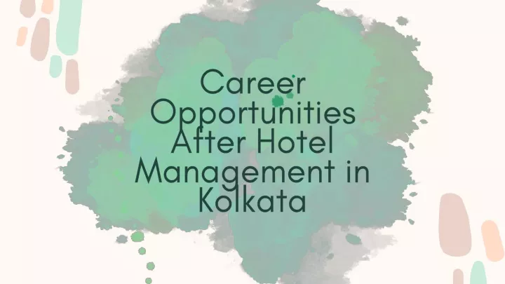 career opportunities after hotel management