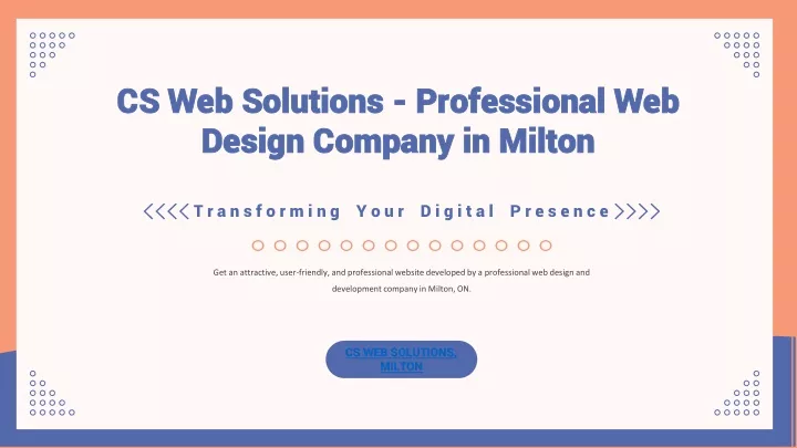 cs web solutions professional web design company